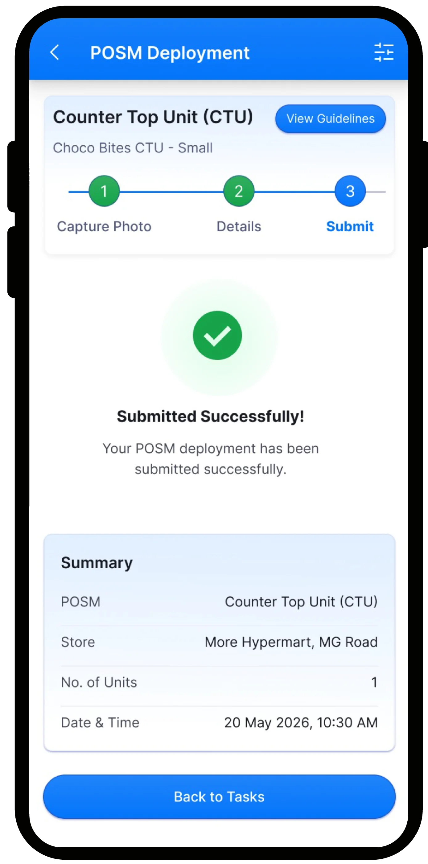 Deployment submitted successfully