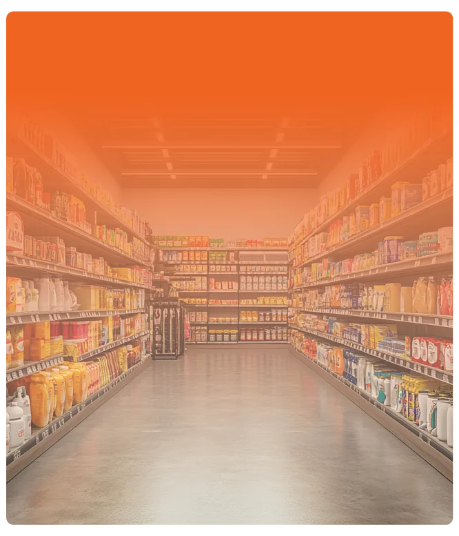 Retail store aisle