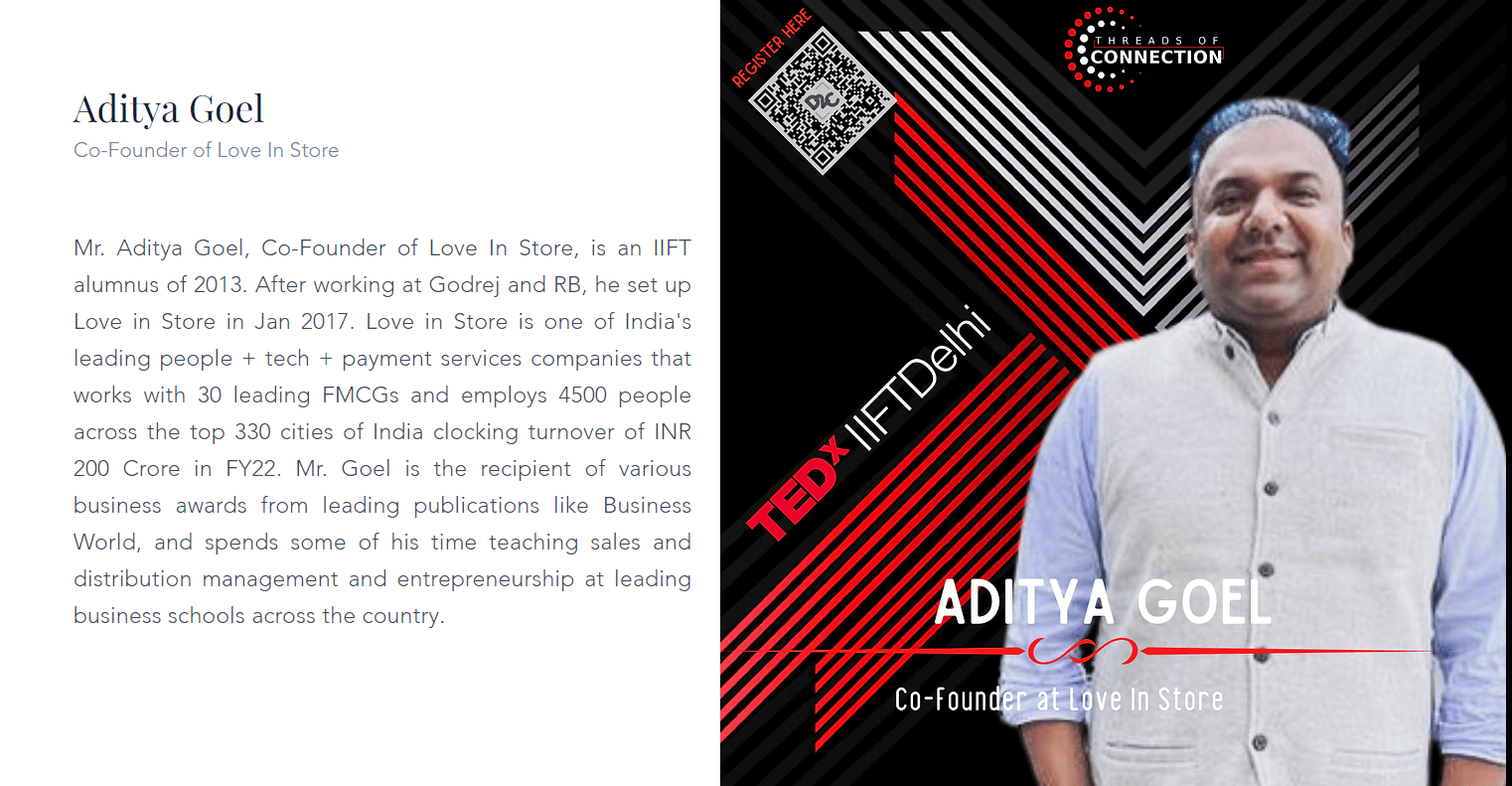 Aditya Goel On TEDx